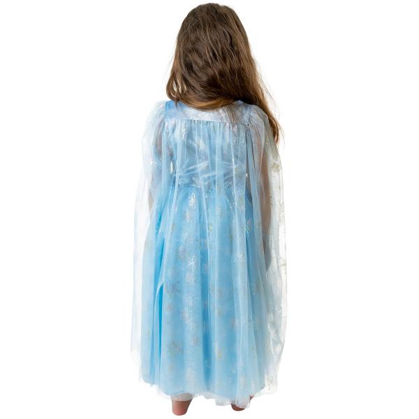 Mekko Lumiprinsessa Paljeteilla Lapsille