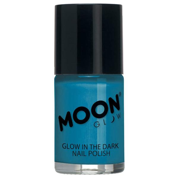 Moon Glow Pimeässä hohtava Kynsilakka Sininen