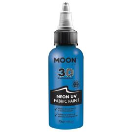 Moon Glow Neon UV Tekstiiliväri Sininen 30 ml
