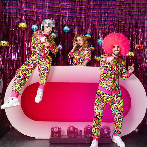 Afroperuukki Neonpinkki