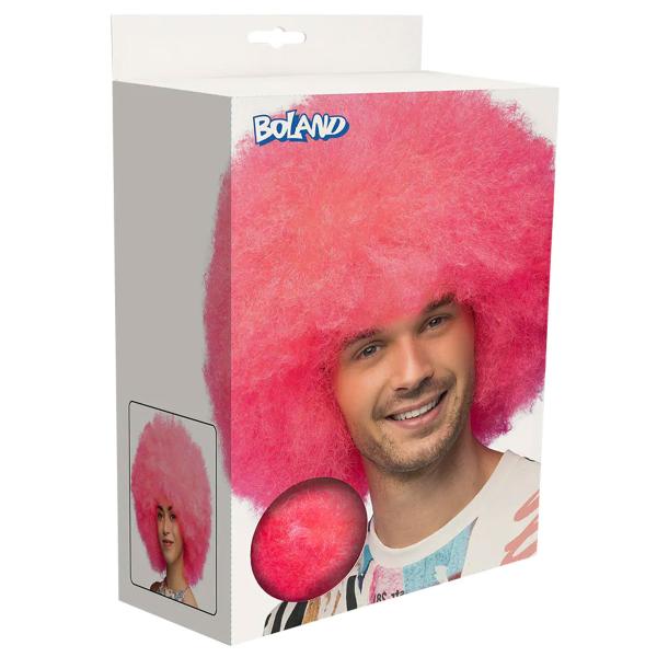 Afroperuukki Neonpinkki