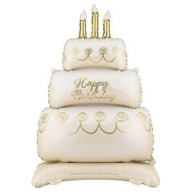 Folioilmapallo Kakku Happy Birthday 70 x 100 cm