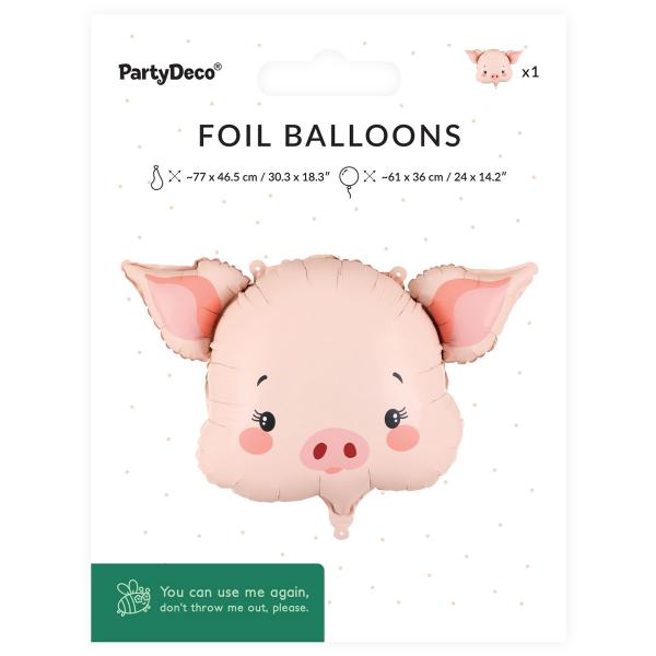 Folioilmapallo Söpö Possu 61 x 36 cm