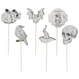 Koristetikut Halloween 6-kpl