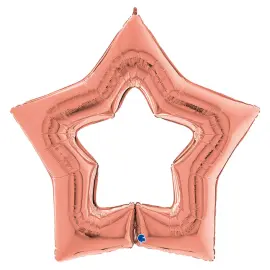 Linky Star Folioilmapallo Ruusukulta