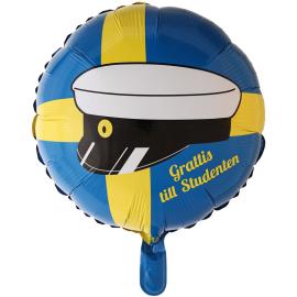 Ylioppilasilmapallo Ruotsin Lipulla Folio
