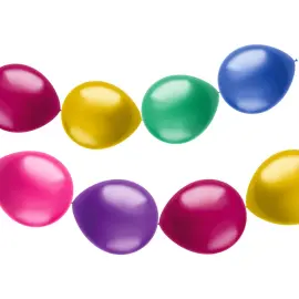 Ilmapalloketju Värivalikoima Metallic