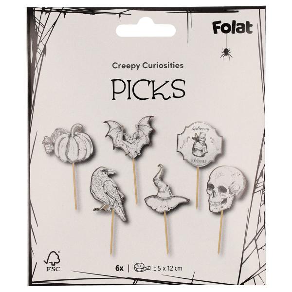 Koristetikut Halloween 6-kpl