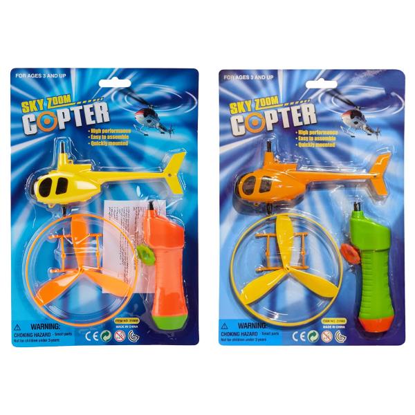 Helikopteri jossa Spinner & Launcher