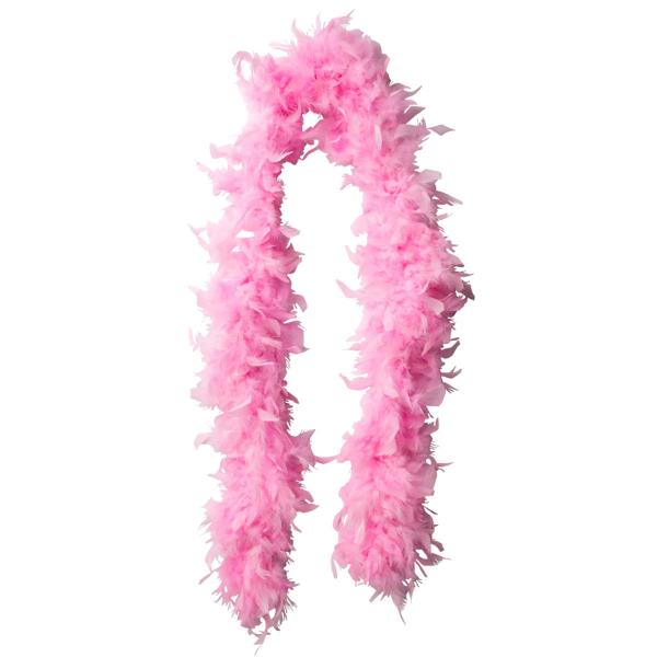 Höyhenboa Vaaleanpunainen 80g 180 cm