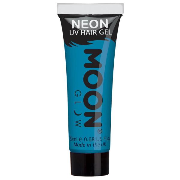Moon Glow Neon UV Hiusgeeli Intensiivinen Sininen