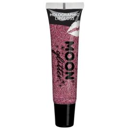 Moon Glitter Holografinen Glitter Huulikiilto Vaaleanpunainen