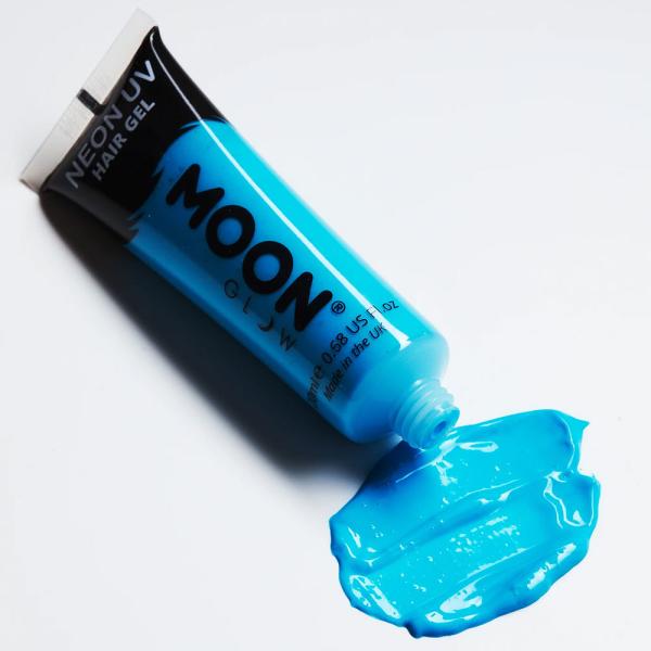 Moon Glow Neon UV Hiusgeeli Intensiivinen Sininen