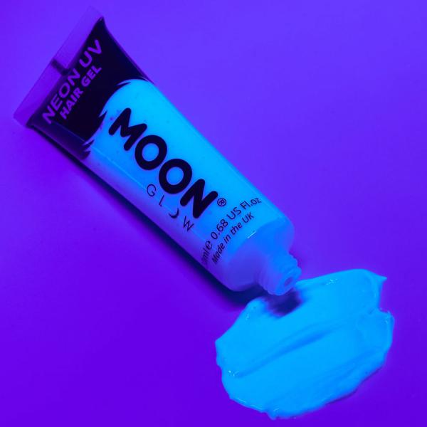Moon Glow Neon UV Hiusgeeli Intensiivinen Sininen
