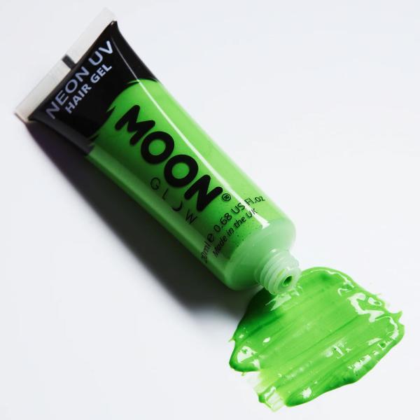 Moon Glow Neon UV Hiusgeeli Intensiivinen Vihreä
