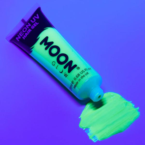 Moon Glow Neon UV Hiusgeeli Intensiivinen Vihreä