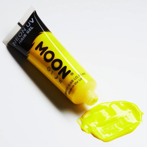 Moon Glow Neon UV Hiusgeeli Intensiivinen Keltainen