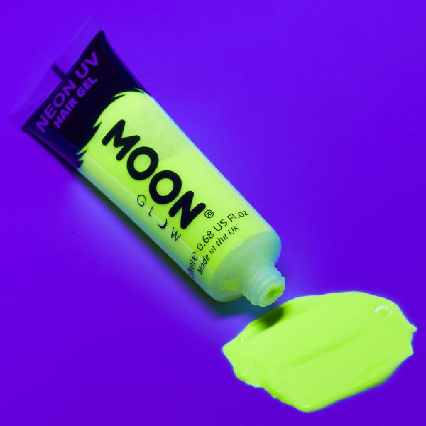 Moon Glow Neon UV Hiusgeeli Intensiivinen Keltainen