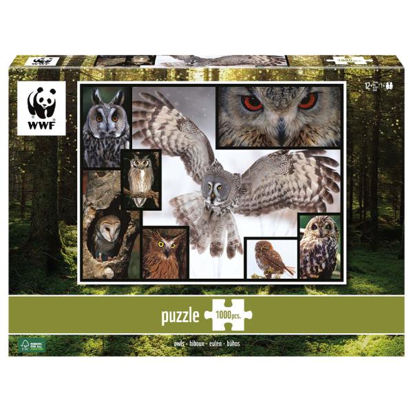 WWF Pöllöt Palapeli 1000p