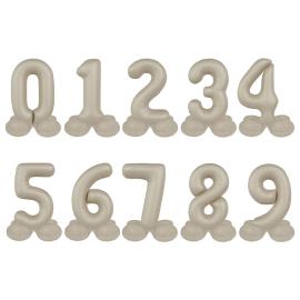 Pieni Seisova Numeroilmapallo Creamy Latte Matta