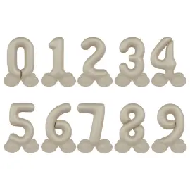 Pieni Seisova Numeroilmapallo Creamy Latte Matta