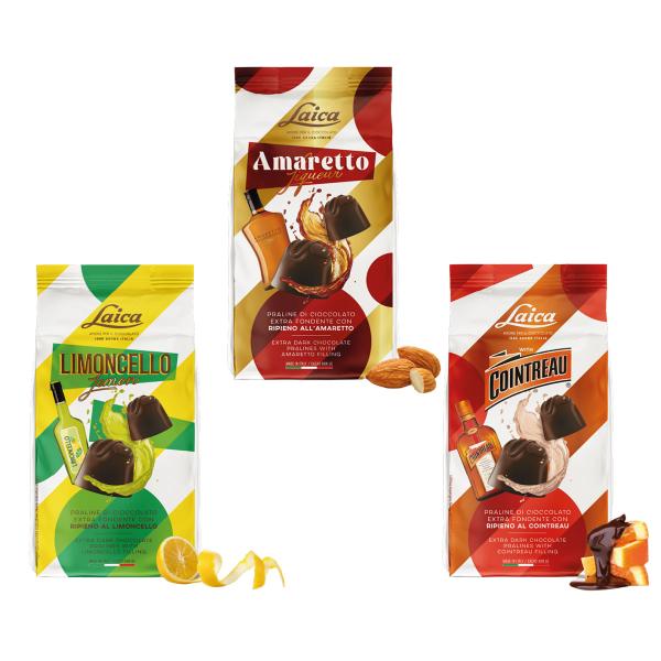 Likööritäytteiset Suklaapraliinit 90g