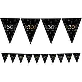 Lippubanneri Musta 30 vuotta