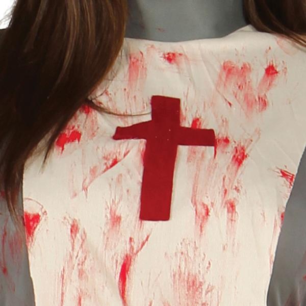 Verinen Zombie Sairaanhoitaja Naamiaisasu