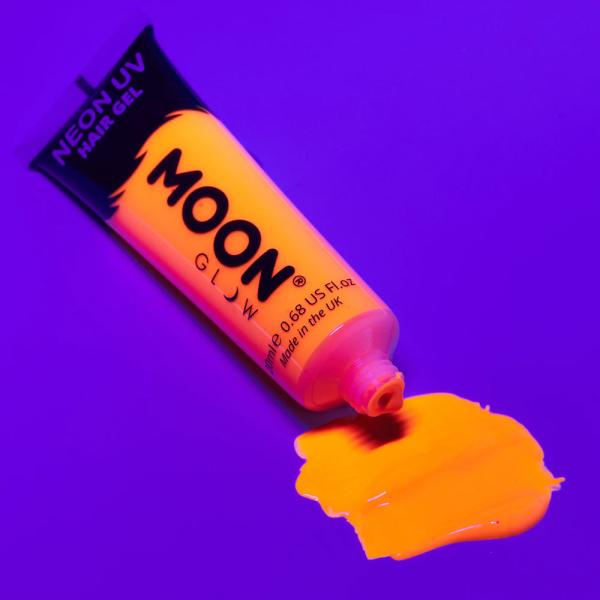Moon Glow Neon UV Hiusgeeli Intensiivinen Oranssi