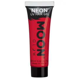 Moon Glow Neon UV Hiusgeeli Intensiivinen Punainen