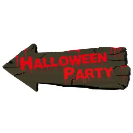 Halloween Party Seinäkoriste