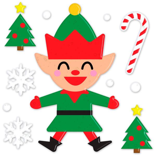 Geeli Ikkunakoriste Joulutonttu