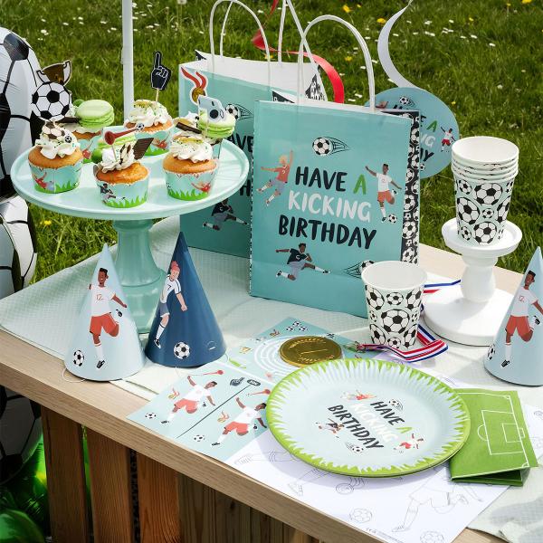 Askartelu- ja Värityspöytätabletit Jalkapallojuhlat 6 kpl