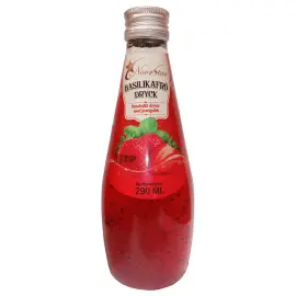 Mansikkajuoma Basilikan Siemenill&auml; 290 ml