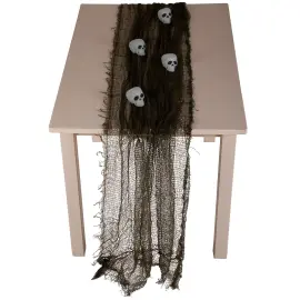 Pöytäliina Verkkokangas ja Pääkallot