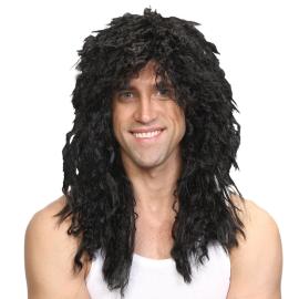 Kihara Rockstar Peruukki Musta