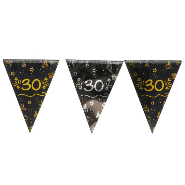 Lippubanneri Musta 30 vuotta