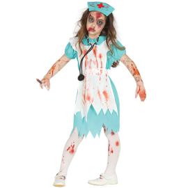 Zombie Sairaanhoitaja Naamiaisasu Lapset