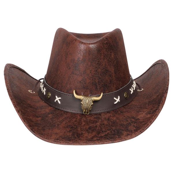 Cowboyhattu Texas Ruskea