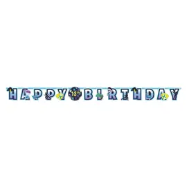 Fortnite Battle Royal Kirjainnauha Happy Birthday