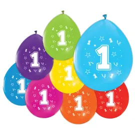 1-vuotis Ilmapallot Mix