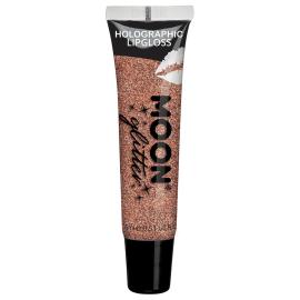 Moon Glitter Holografinen Glitter Huulikiilto Ruusukulta