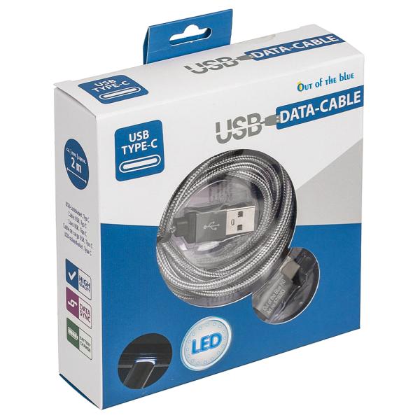 USB C-kaapeli LED