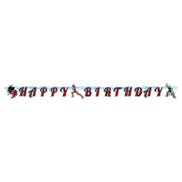 Kirjainnauha Ihmeellinen Leppäkerttu Happy Birthday