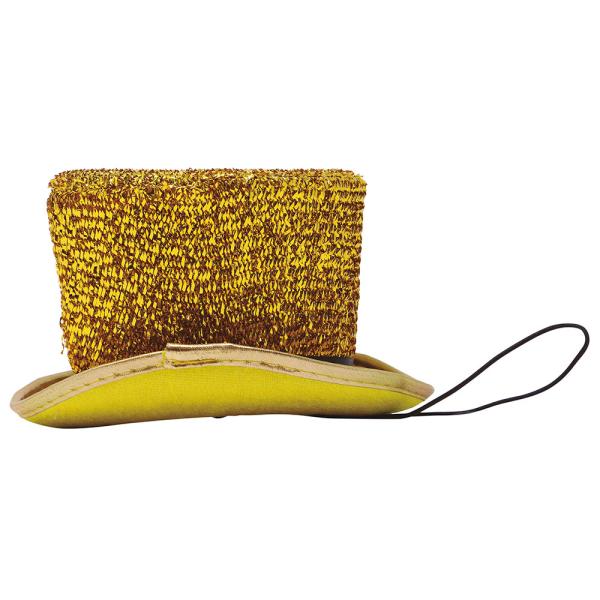 Kiiltävä Minihattu Kulta