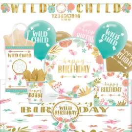 Boho Birthday Synttäripakkaus Deluxe 8 hengelle