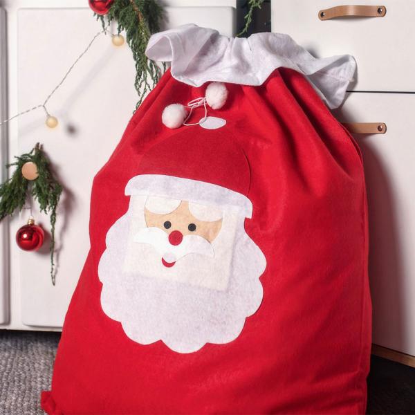 Joulupukki Lahjasäkki Punainen