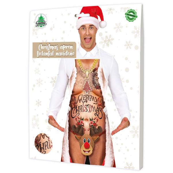 Jouluinen Esiliina Alaston Mies