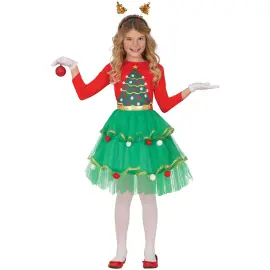 Joulukuusimekko Naamiaisasu Lapsille