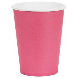 Pahvimukit Tummanpinkki 25 cl